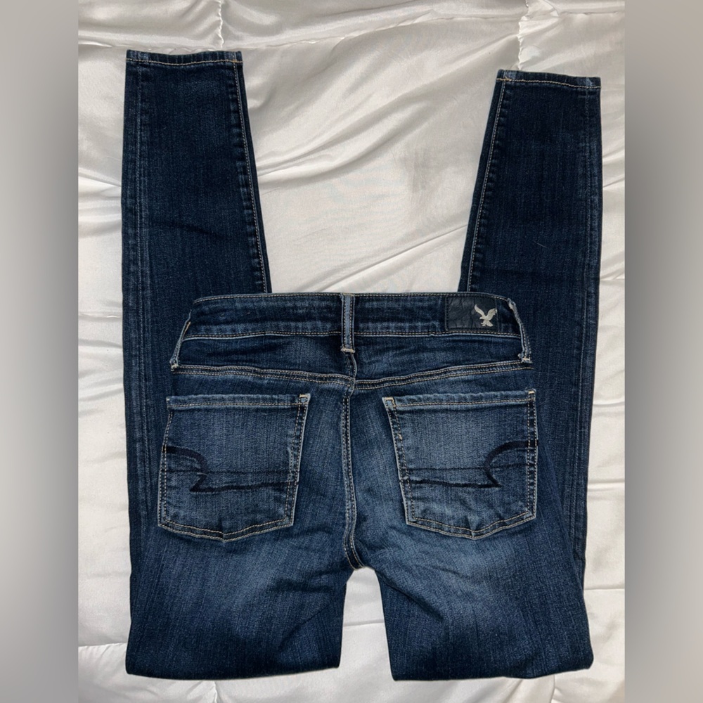 American Eagle Outfitters Dark Blue Skinny Jeans